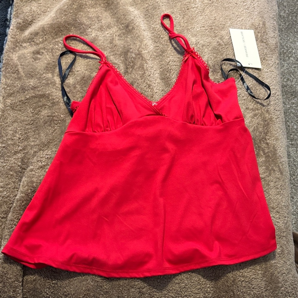 Red Women's Tank Top